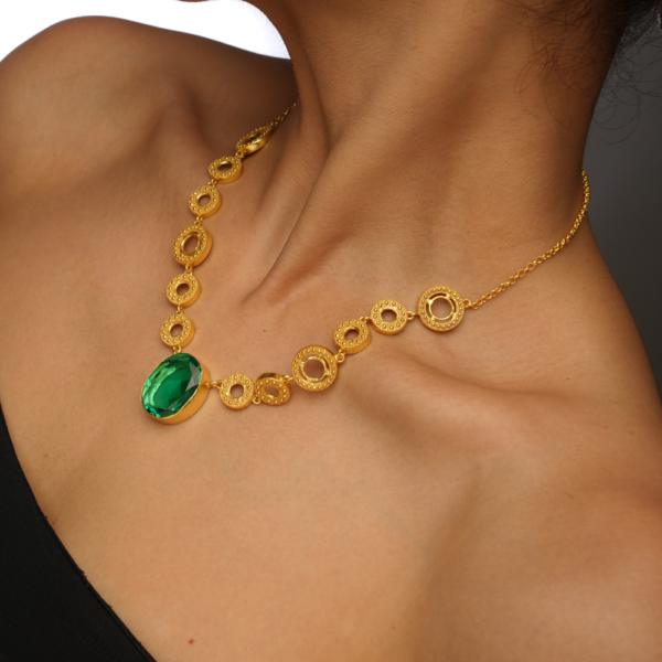 Emerald Elegance necklace - Image 3