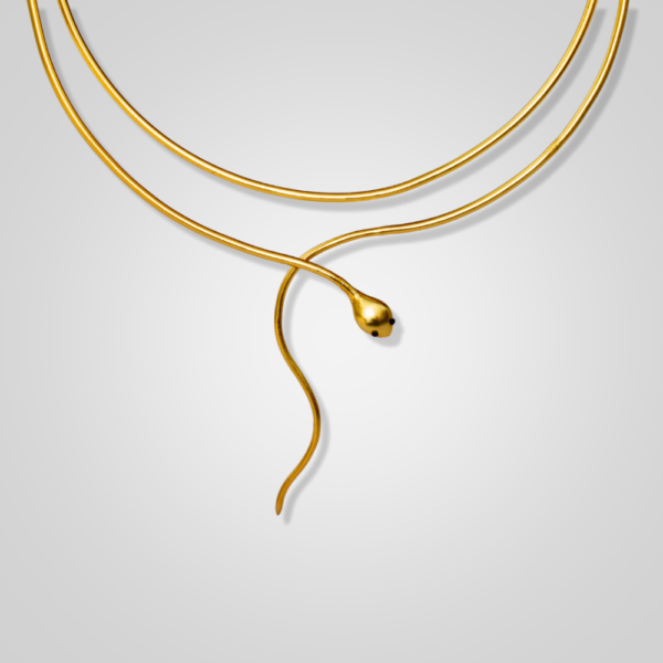 Gilded Serpentine Necklace - Image 5