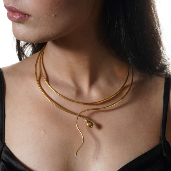 Gilded Serpentine Necklace