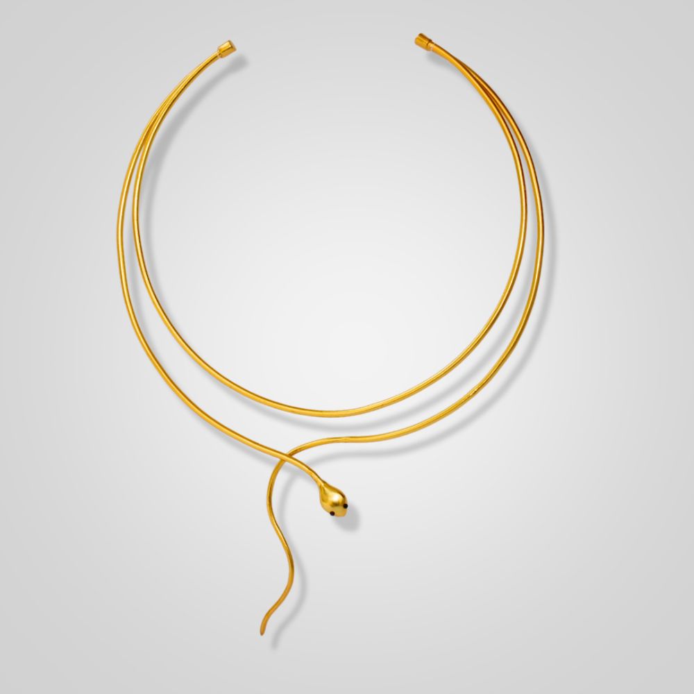 gold plated necklace for women