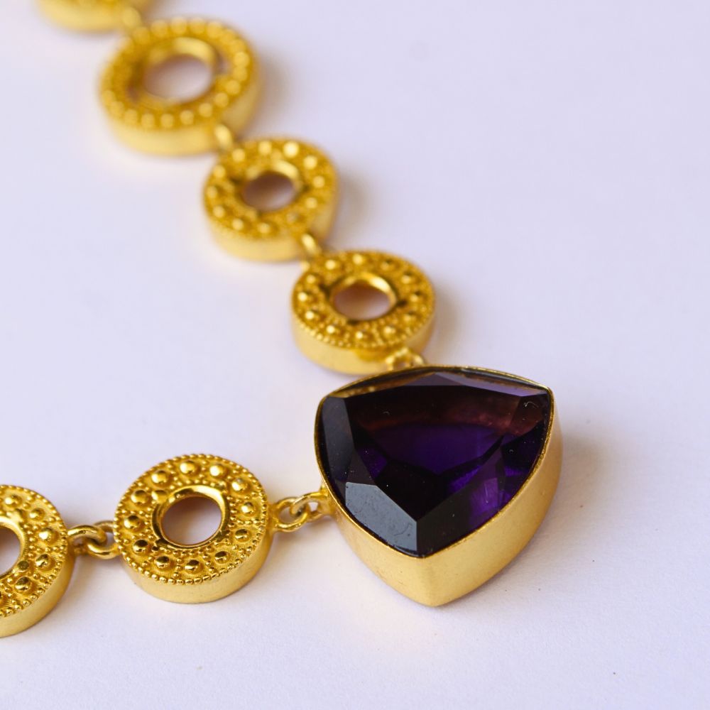 Agaamya Products(54) 22K gold plated necklace for women