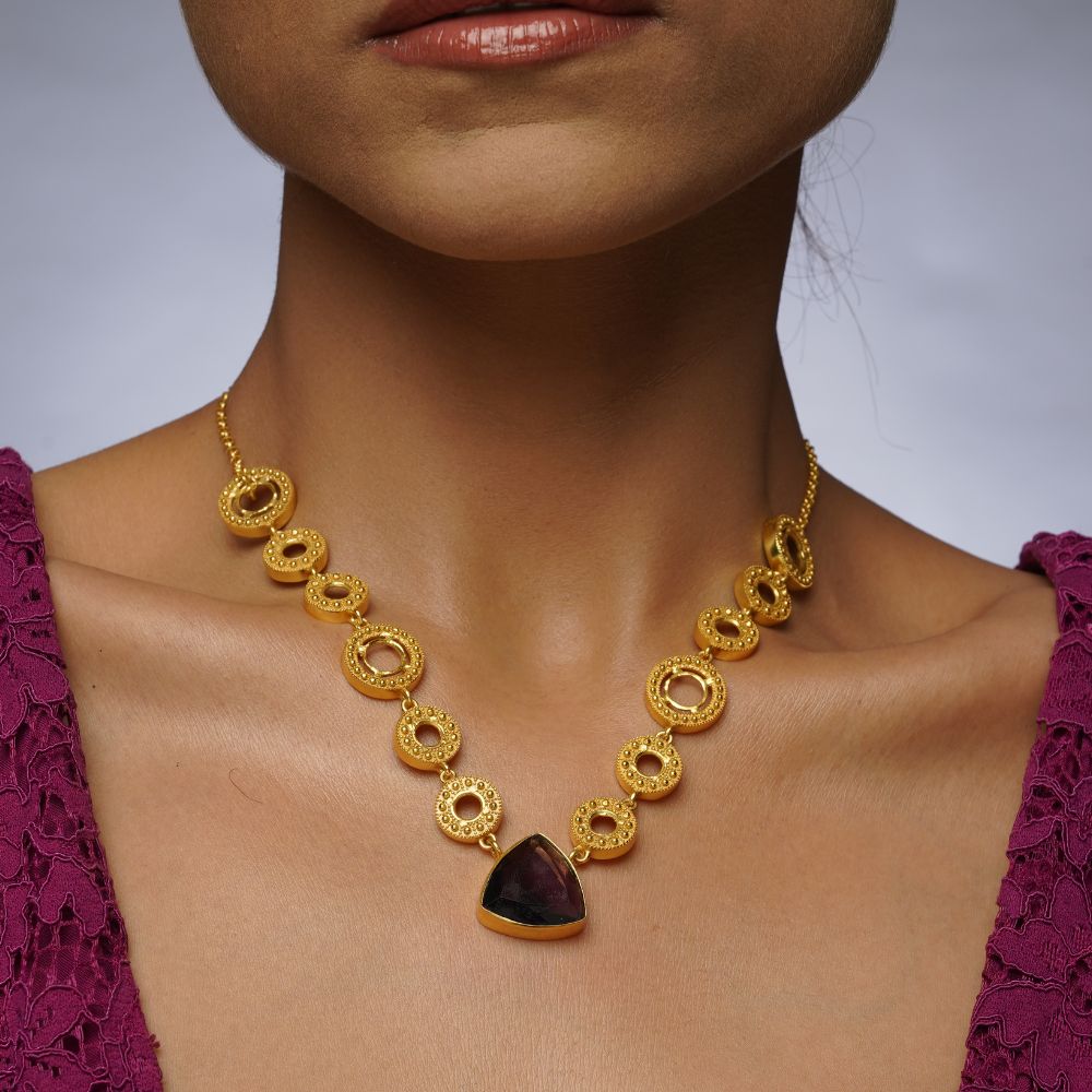 Agaamya Products(55) 22K gold plated necklace for women
