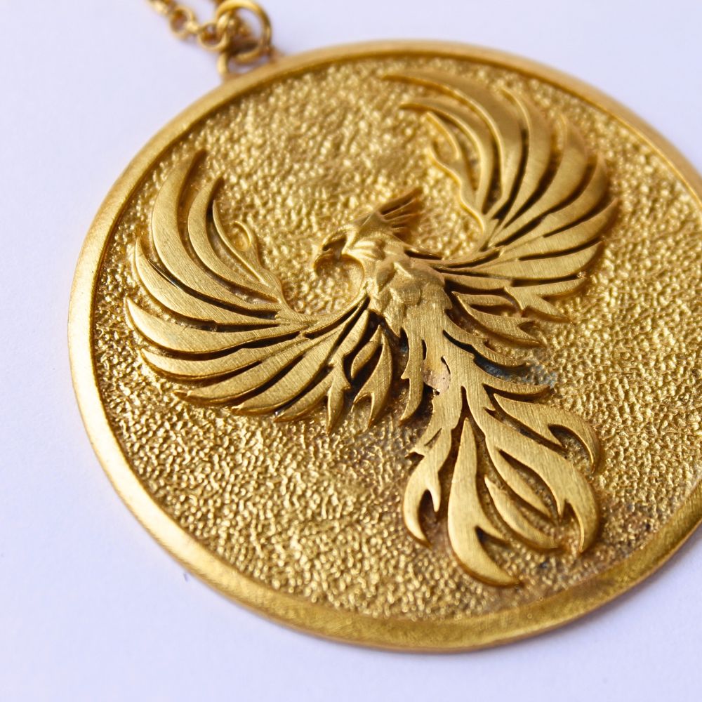 22k gold plated pendant for women