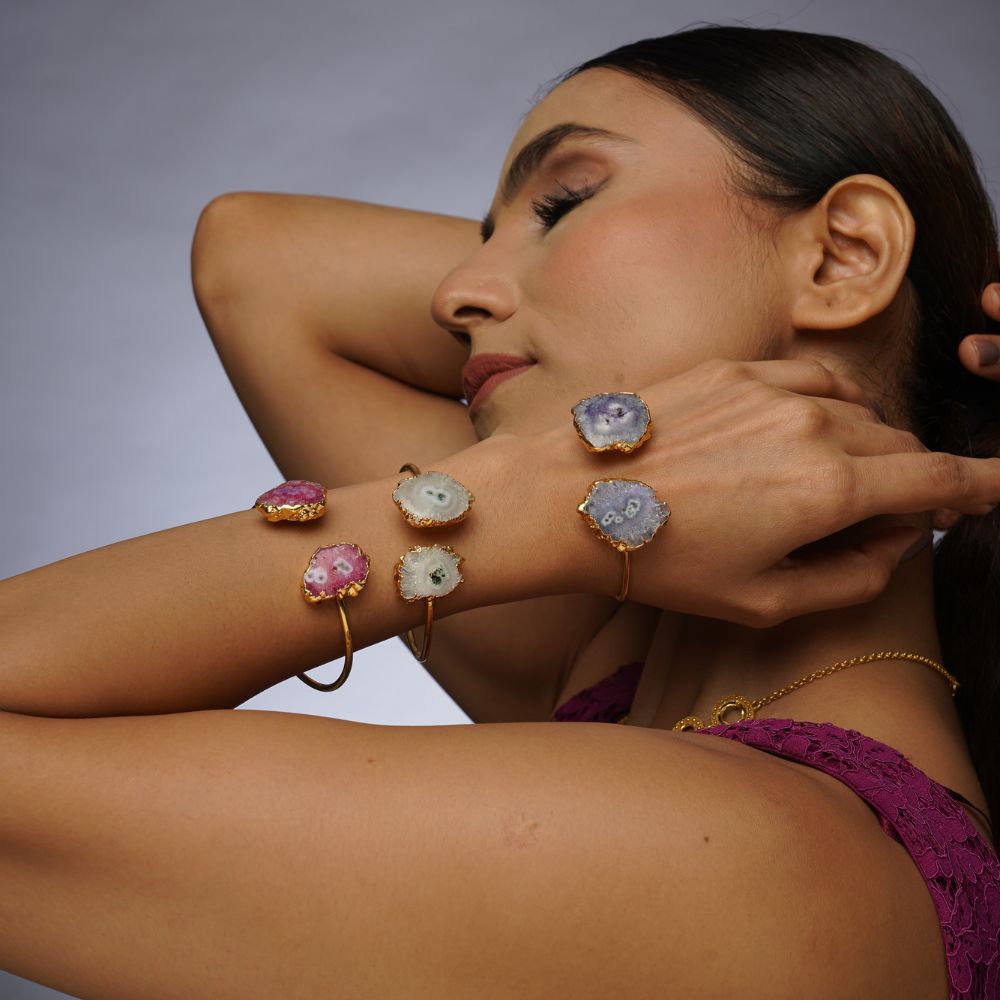 22k gold plated charm bracelet