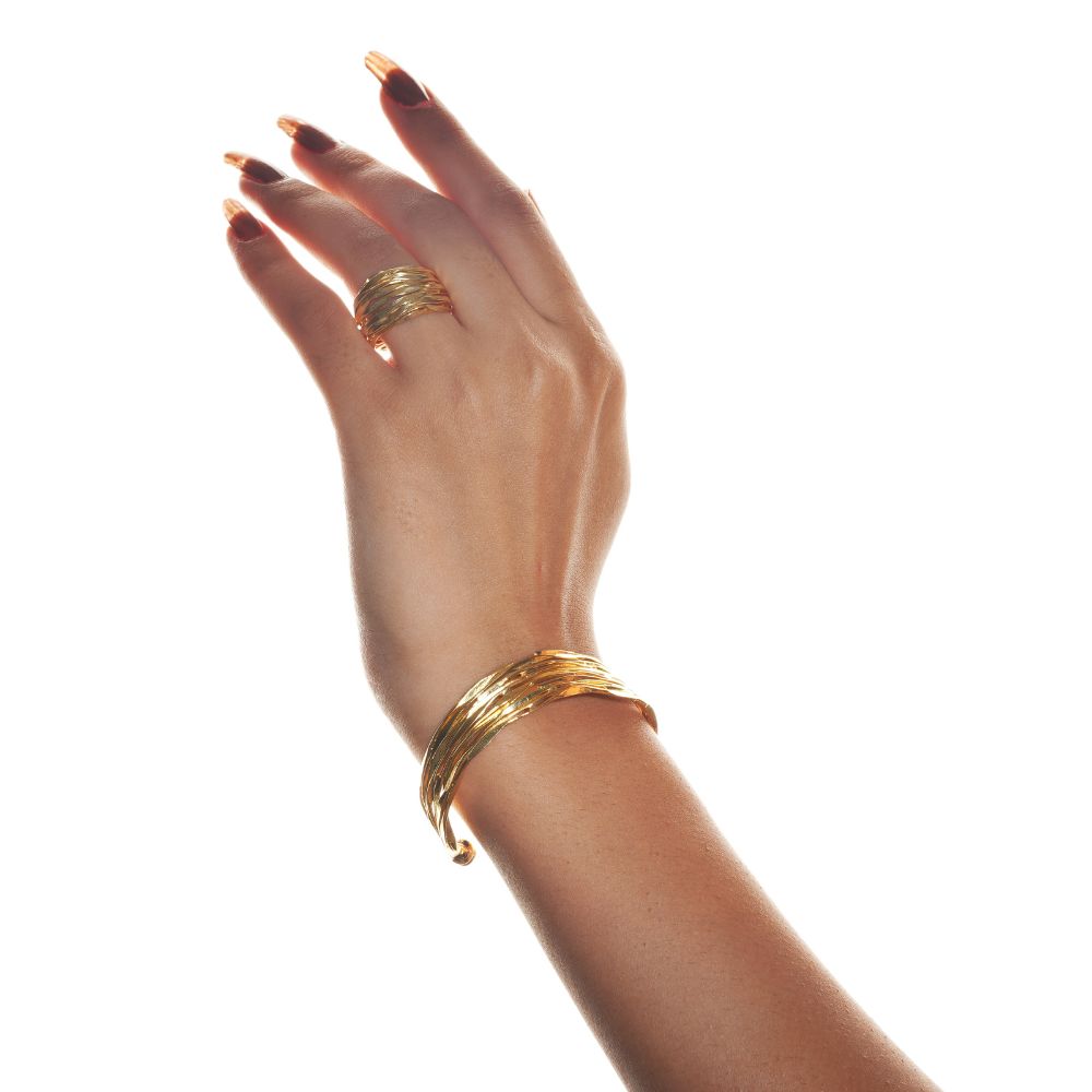 gold plated bracelet for women