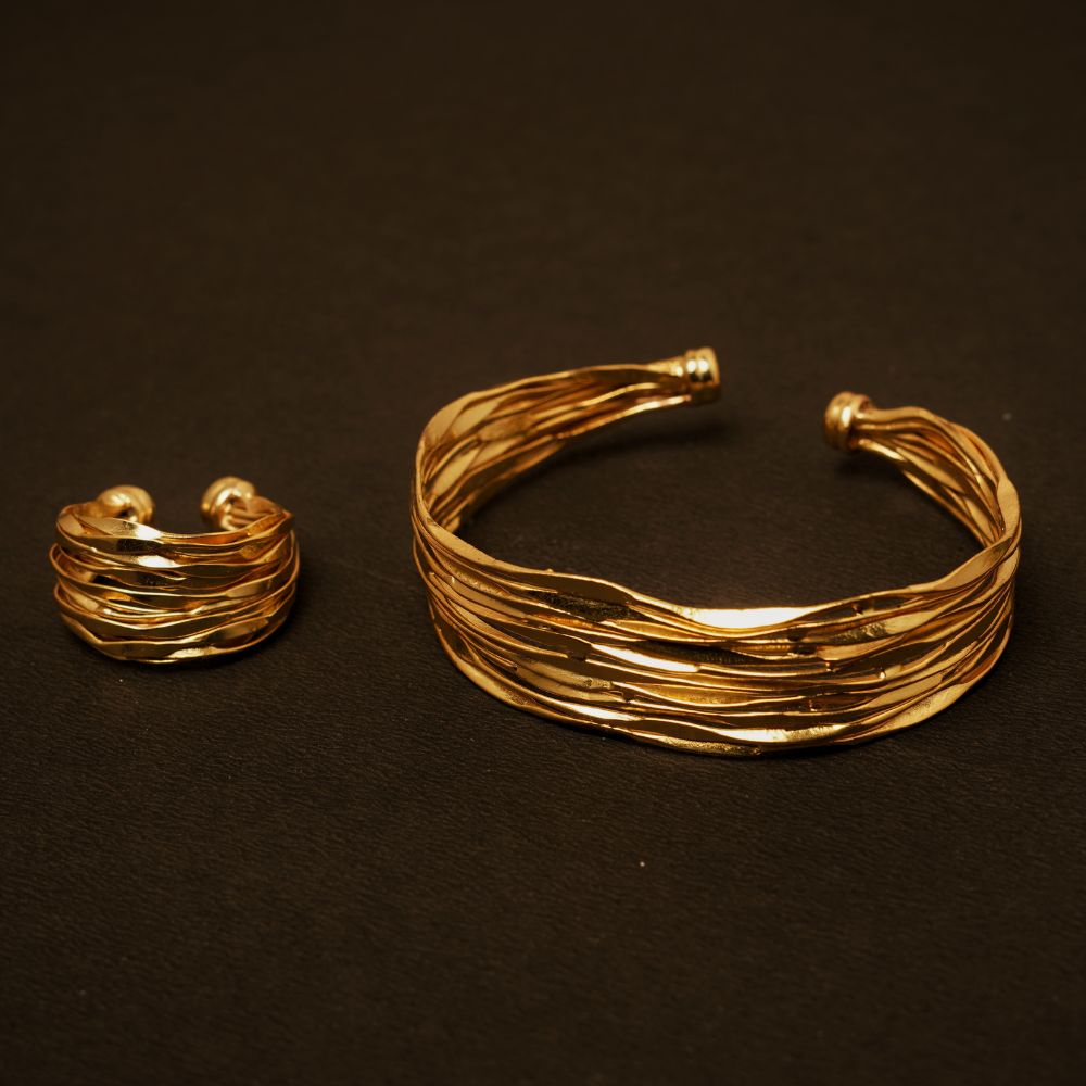 gold plated bracelet for women