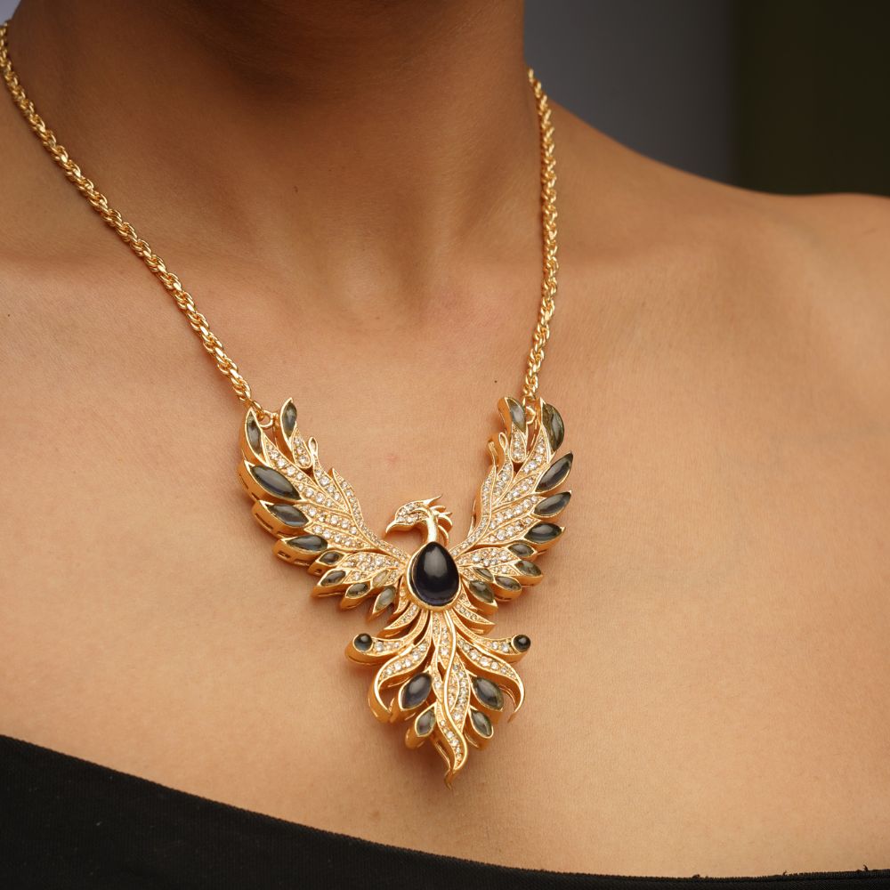 gold plated necklace for women